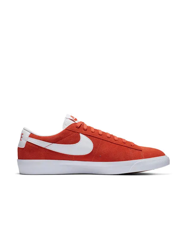 Кроссовки блейзер низкий Nike — изображение 2 из 4, белый/оранжевый