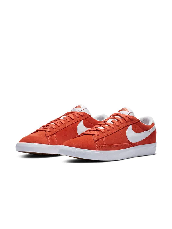 Кроссовки блейзер низкий Nike — изображение 3 из 4, белый/оранжевый