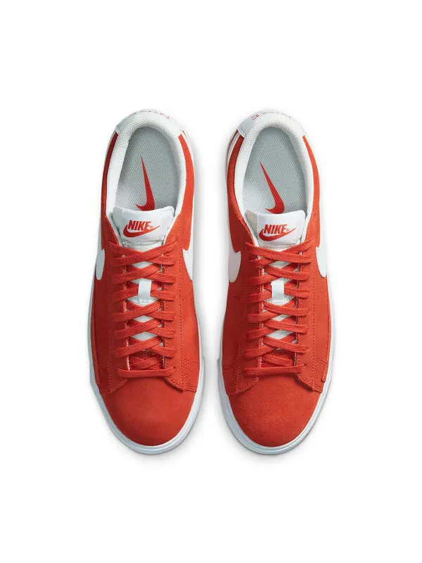 Кроссовки блейзер низкий Nike — изображение 4 из 4, белый/оранжевый