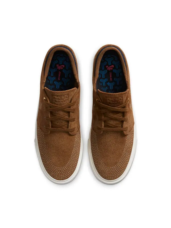 Кроссовки zoom stefan janoski rm premium sb Nike — изображение 4 из 4, коричневый