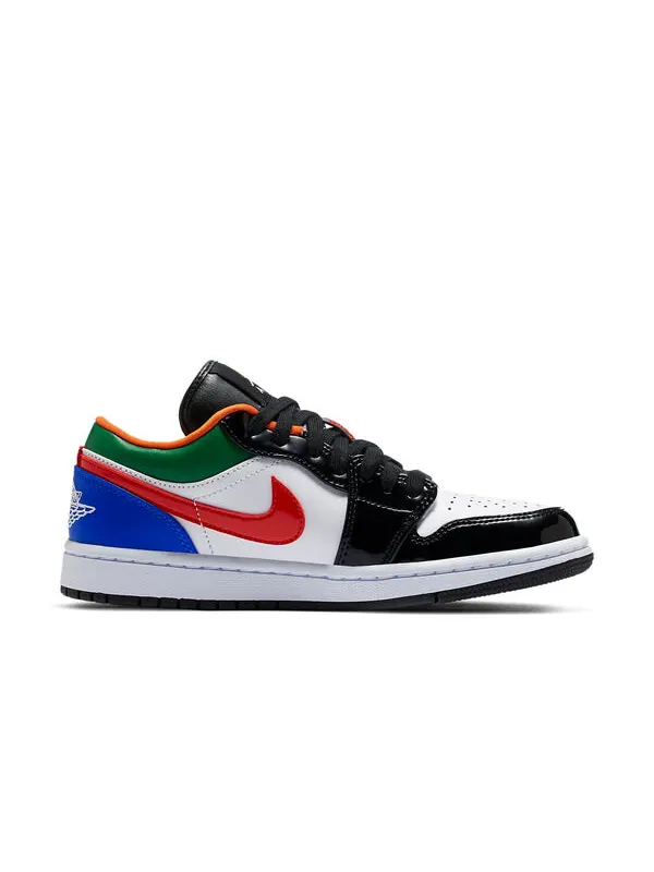 Кроссовки 1 низкие Air Jordan — изображение 2 из 4, белый//красный