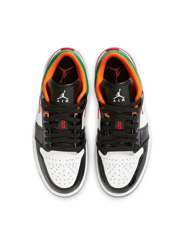 Кроссовки 1 низкие Air Jordan — изображение 4 из 4, белый//красный