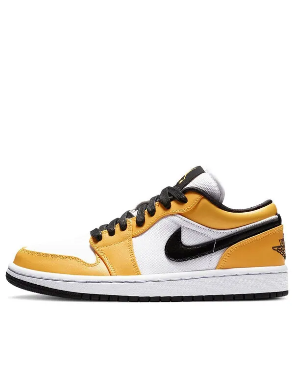 Кроссовки 1 низкие Air Jordan — изображение 1 из 4, белый/оранжевый