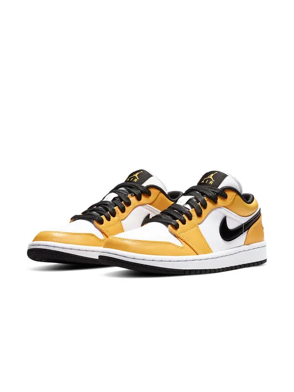 Кроссовки 1 низкие Air Jordan — изображение 3 из 4, белый/оранжевый