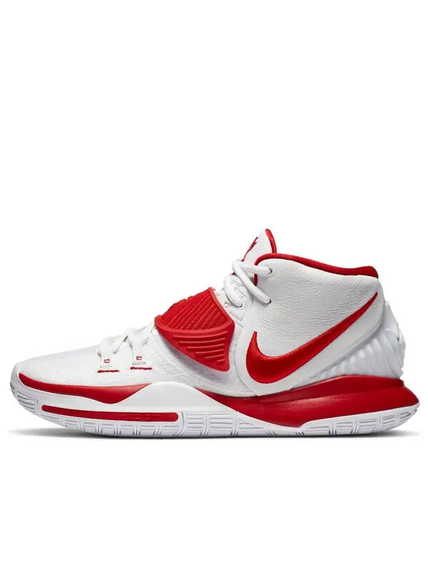 Кроссовки kyrie 6 tb ep 'white university red' Nike — изображение 1 из 4, белый/красный