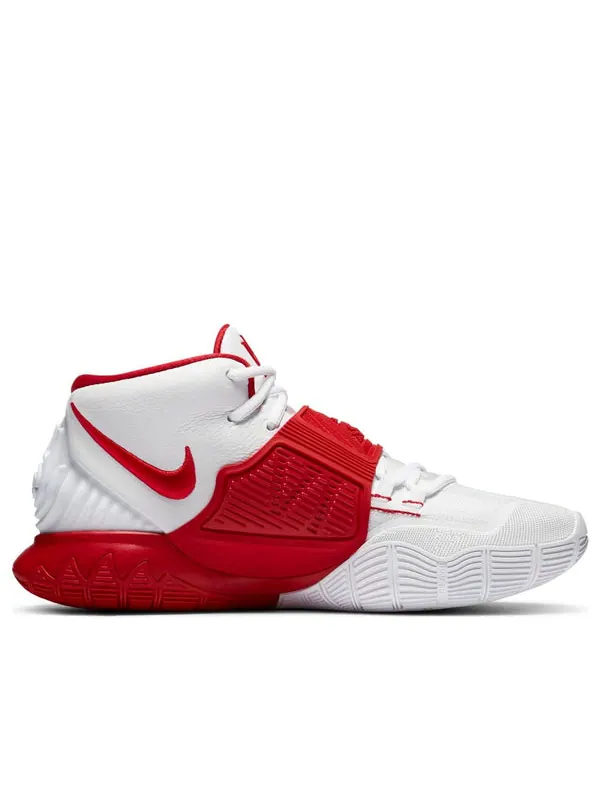 Кроссовки kyrie 6 tb ep 'white university red' Nike — изображение 2 из 4, белый/красный