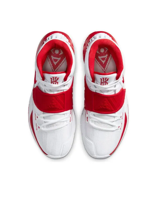 Кроссовки kyrie 6 tb ep 'white university red' Nike — изображение 4 из 4, белый/красный