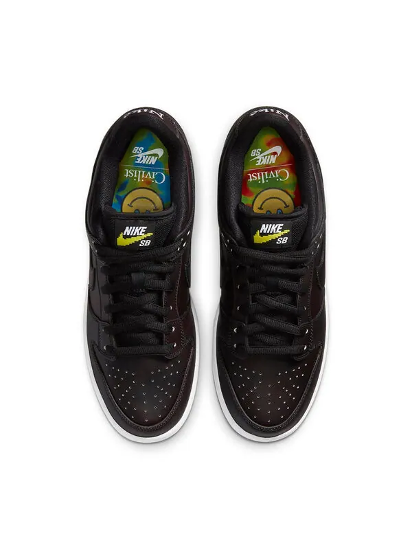 Кроссовки x civilist sb dunk low pro qs Nike — изображение 4 из 4, черный