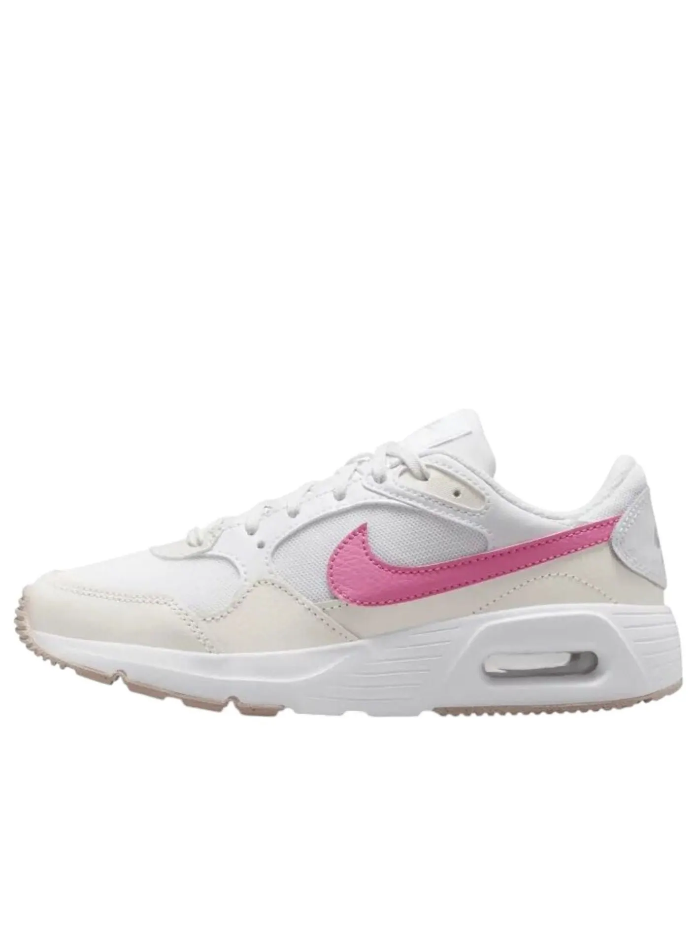(GS) Nike Air Max SC 'White' — изображение 1 из 6, белый/розовый