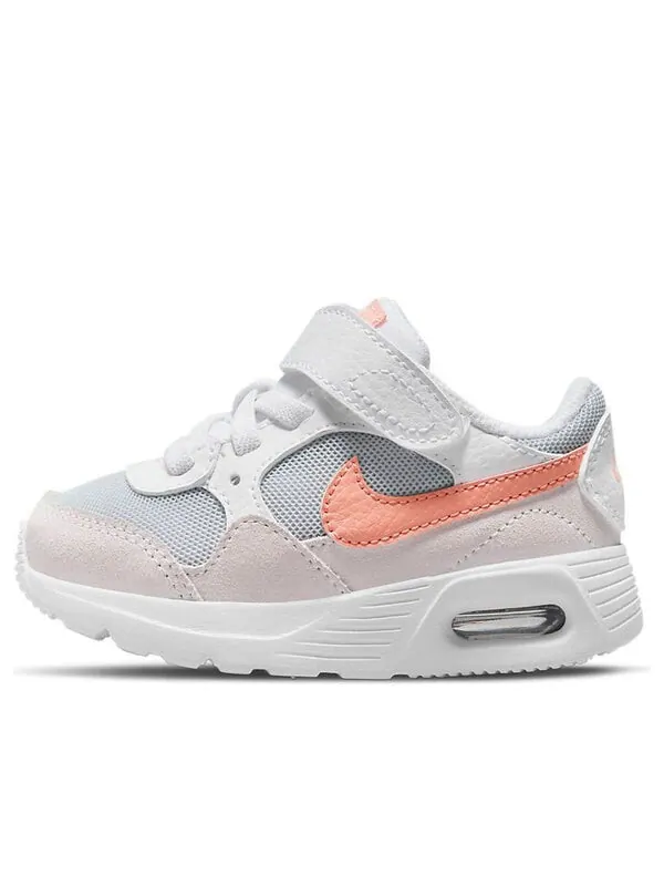 Кроссовки детские Nike Air max sc на липучке — изображение 1 из 4, белый/серый/розовый