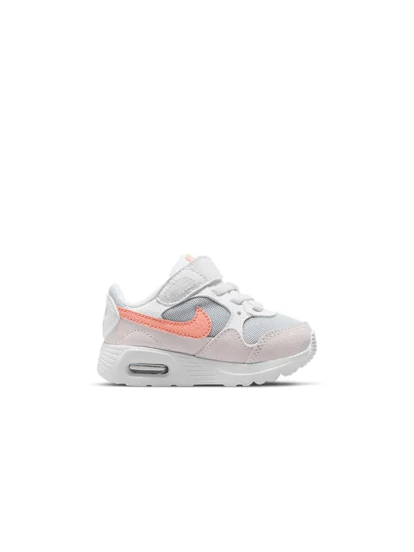 Кроссовки детские Nike Air max sc на липучке — изображение 2 из 4, белый/серый/розовый