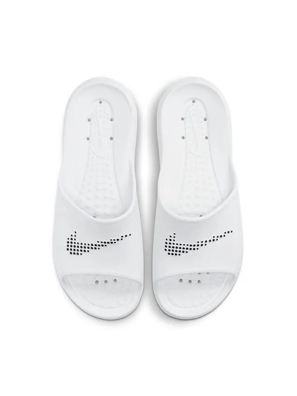 Тапочки victori one slide 'polka swoosh - white' Nike — изображение 3 из 4, белый