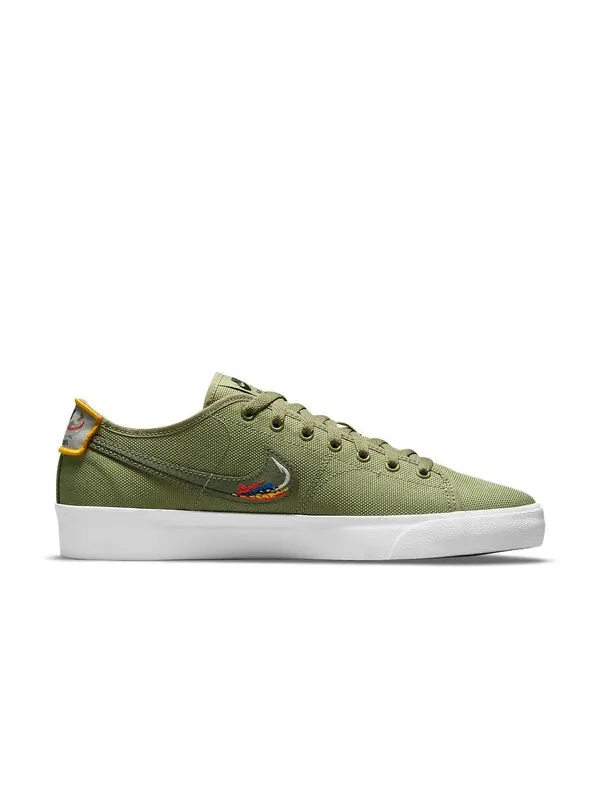 Кроссовки Daan Van der Linden x Blazer Court SB Nike — изображение 2 из 4, зеленый/белый