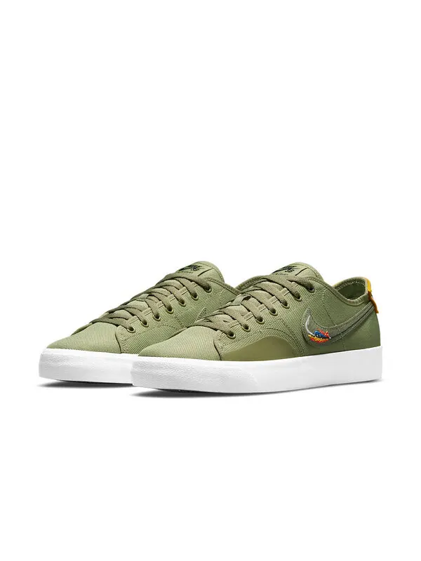 Кроссовки Daan Van der Linden x Blazer Court SB Nike — изображение 3 из 4, зеленый/белый