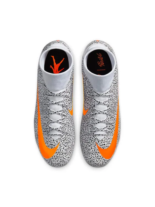 Кроссовки cr7 x mercurial superfly 7 academy mg Nike — изображение 2 из 4, белый
