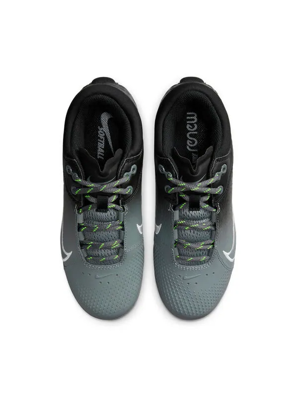 Кроссовки hyperdiamond 4 элита Nike — изображение 2 из 4, черный/серый//белый