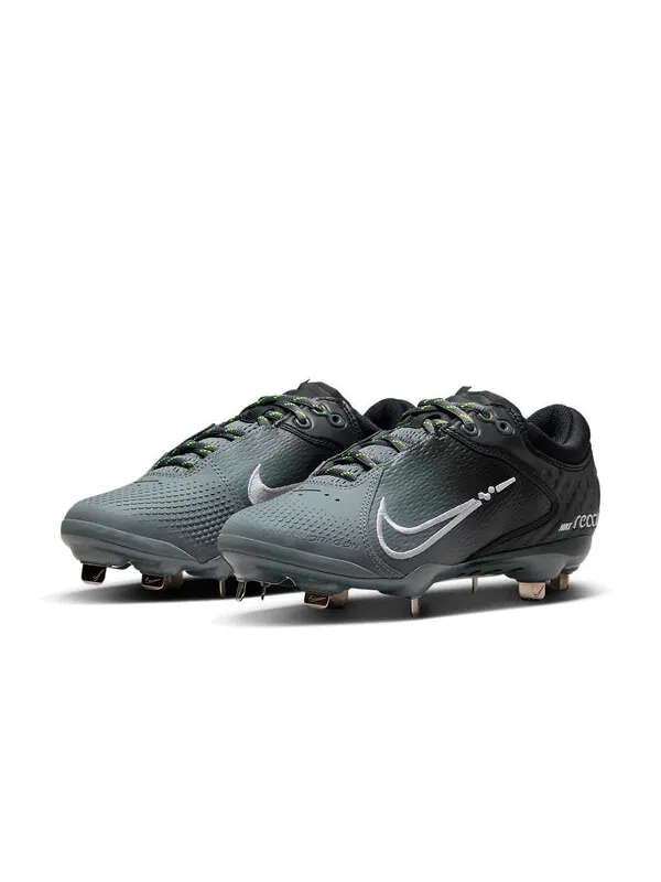 Кроссовки hyperdiamond 4 элита Nike — изображение 4 из 4, черный/серый//белый