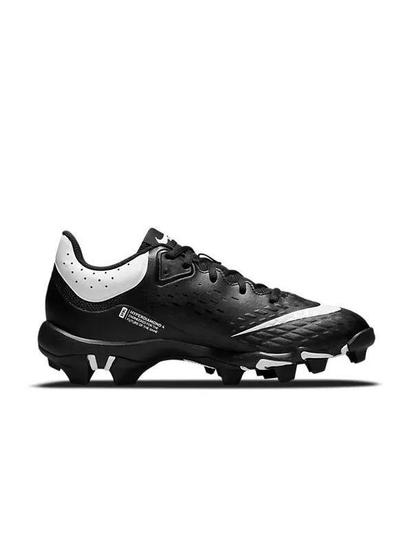 Кроссовки hyperdiamond 4 keystone Nike — изображение 2 из 4, черный//белый