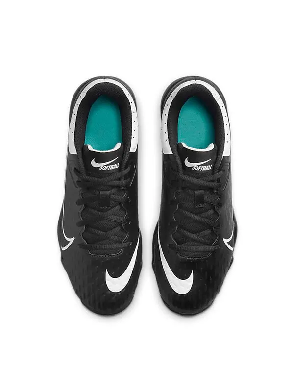 Кроссовки hyperdiamond 4 keystone Nike — изображение 4 из 4, черный//белый