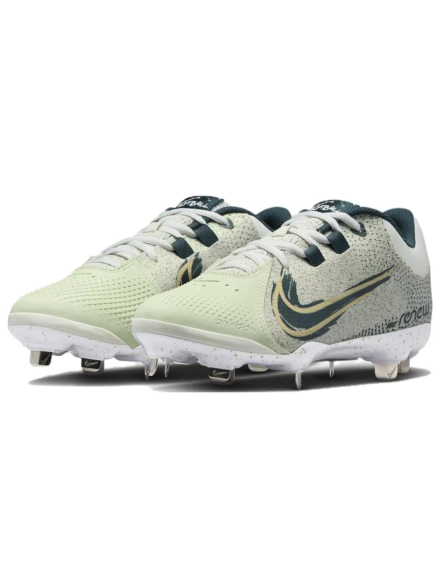 Кроссовки (WMNS) Nike Hyperdiamond 4 'Green Gold' — изображение 3 из 6, зеленый
