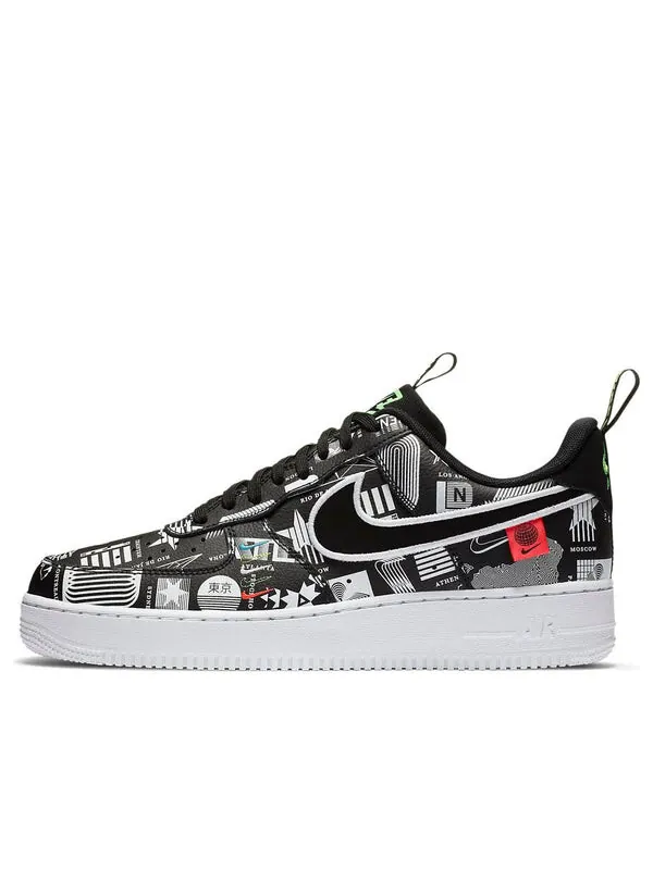 Кроссовки air force 1 '07 lx 'worldwide pack - black' Nike — изображение 1 из 4, черный