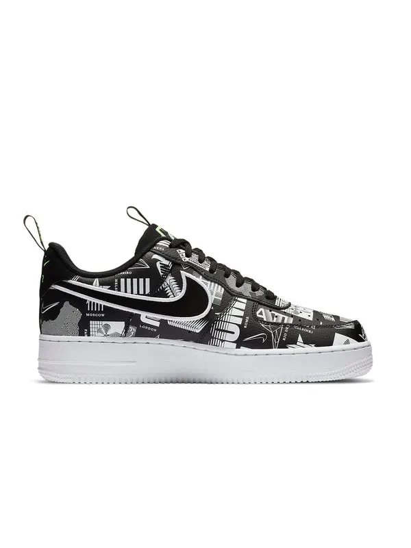 Кроссовки air force 1 '07 lx 'worldwide pack - black' Nike — изображение 2 из 4, черный