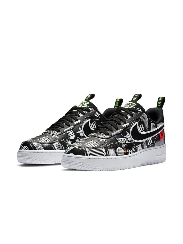 Кроссовки air force 1 '07 lx 'worldwide pack - black' Nike — изображение 3 из 4, черный