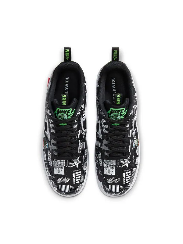 Кроссовки air force 1 '07 lx 'worldwide pack - black' Nike — изображение 4 из 4, черный