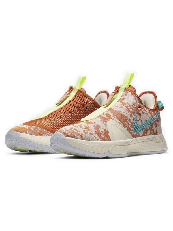 Кроссовки nba 2k20 x pg 4 Nike — изображение 3 из 4, синий/оранжевый