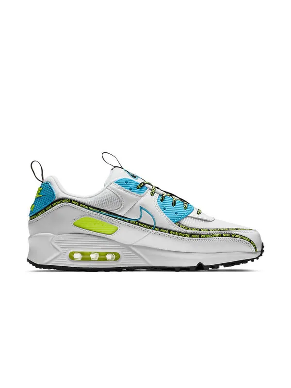 Кроссовки air max 90 se Nike — изображение 2 из 4, белый/синий/желтый