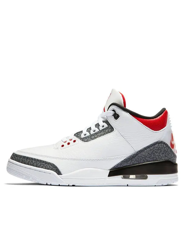 Кроссовки 3 ретро деним se Air Jordan — изображение 1 из 4, белый/красный/черный