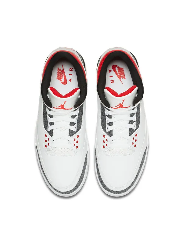 Кроссовки 3 ретро деним se Air Jordan — изображение 4 из 4, белый/красный/черный