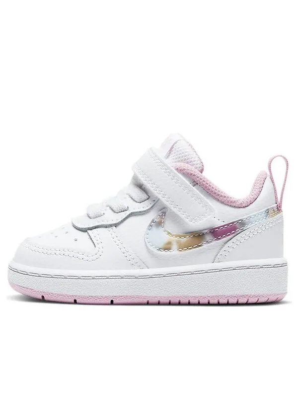 Кроссовки Court Borough Low 2 SE Nike — изображение 1 из 4, белый/розовый