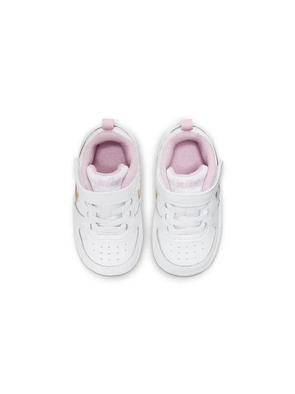 Кроссовки Court Borough Low 2 SE Nike — изображение 4 из 4, белый/розовый