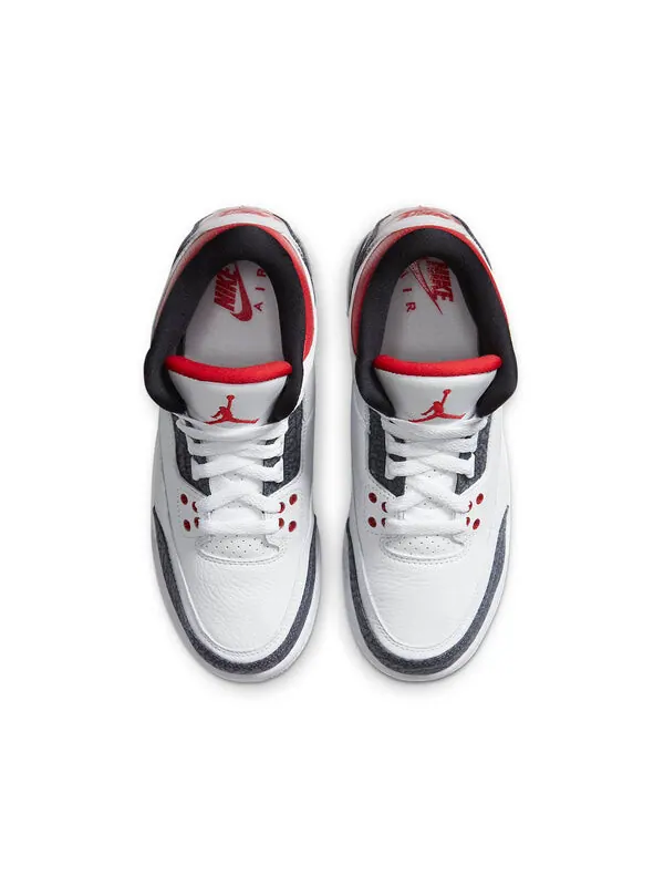 Кроссовки 3 ретро деним se Air Jordan — изображение 4 из 4, белый/красный/черный