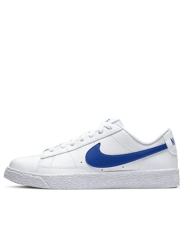 Кроссовки блейзер низкий Nike — изображение 1 из 4, белый/синий