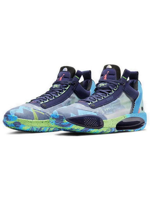 Кроссовки 34 низкие Air Jordan — изображение 3 из 4, фиолетовый
