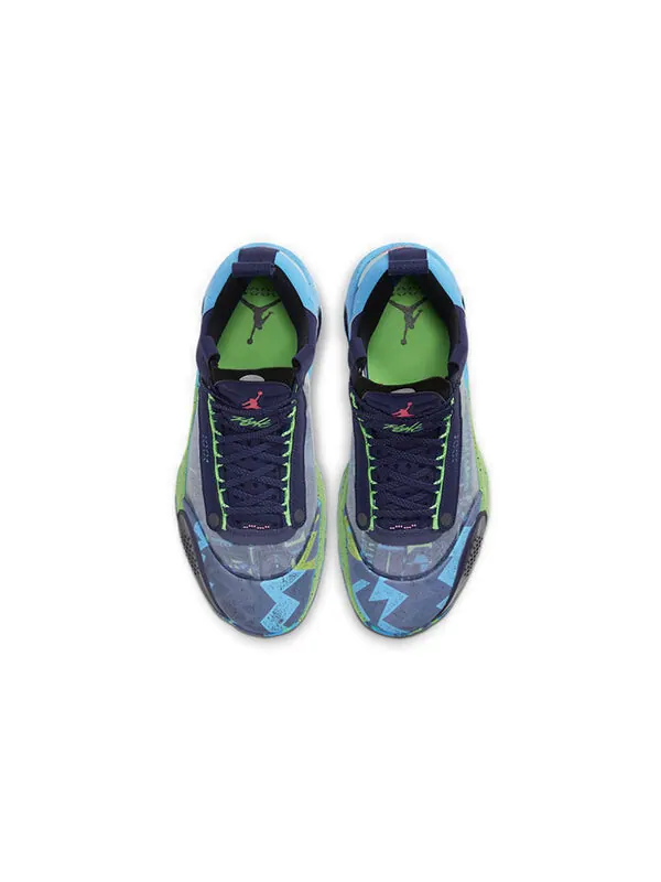 Кроссовки 34 низкие Air Jordan — изображение 4 из 4, фиолетовый