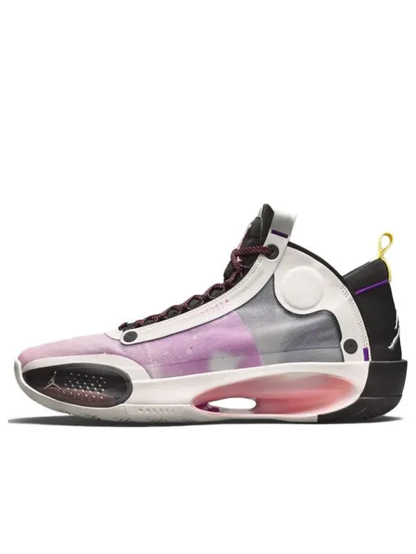 Кроссовки 34 x nba Air Jordan — изображение 1 из 4, розовый белый