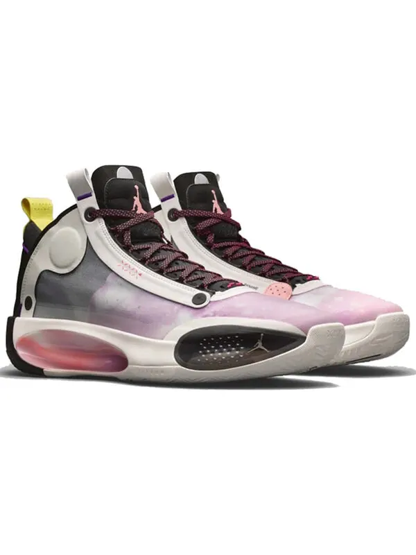 Кроссовки 34 x nba Air Jordan — изображение 3 из 4, розовый белый