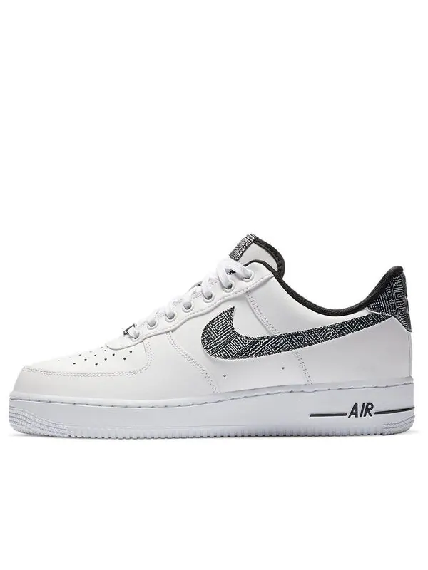 Кроссовки air force 1 '07 'geometric print' Nike — изображение 1 из 4, черный белый