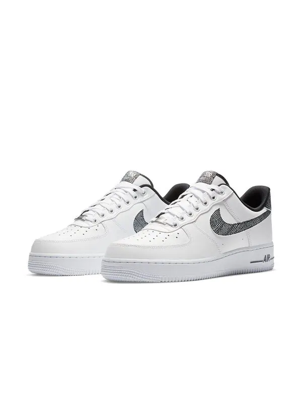 Кроссовки air force 1 '07 'geometric print' Nike — изображение 3 из 4, черный белый