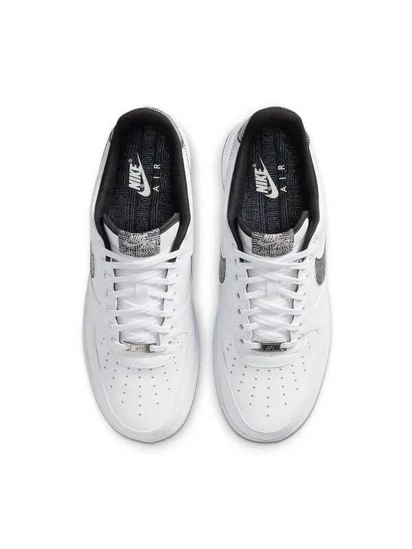 Кроссовки air force 1 '07 'geometric print' Nike — изображение 4 из 4, черный белый