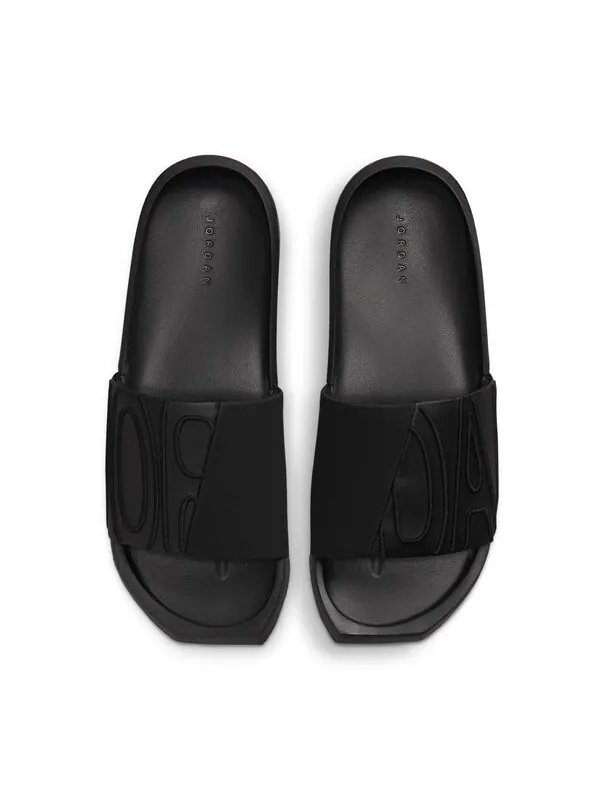 Тапочки nola slide 'triple black' Air Jordan — изображение 4 из 4, черный