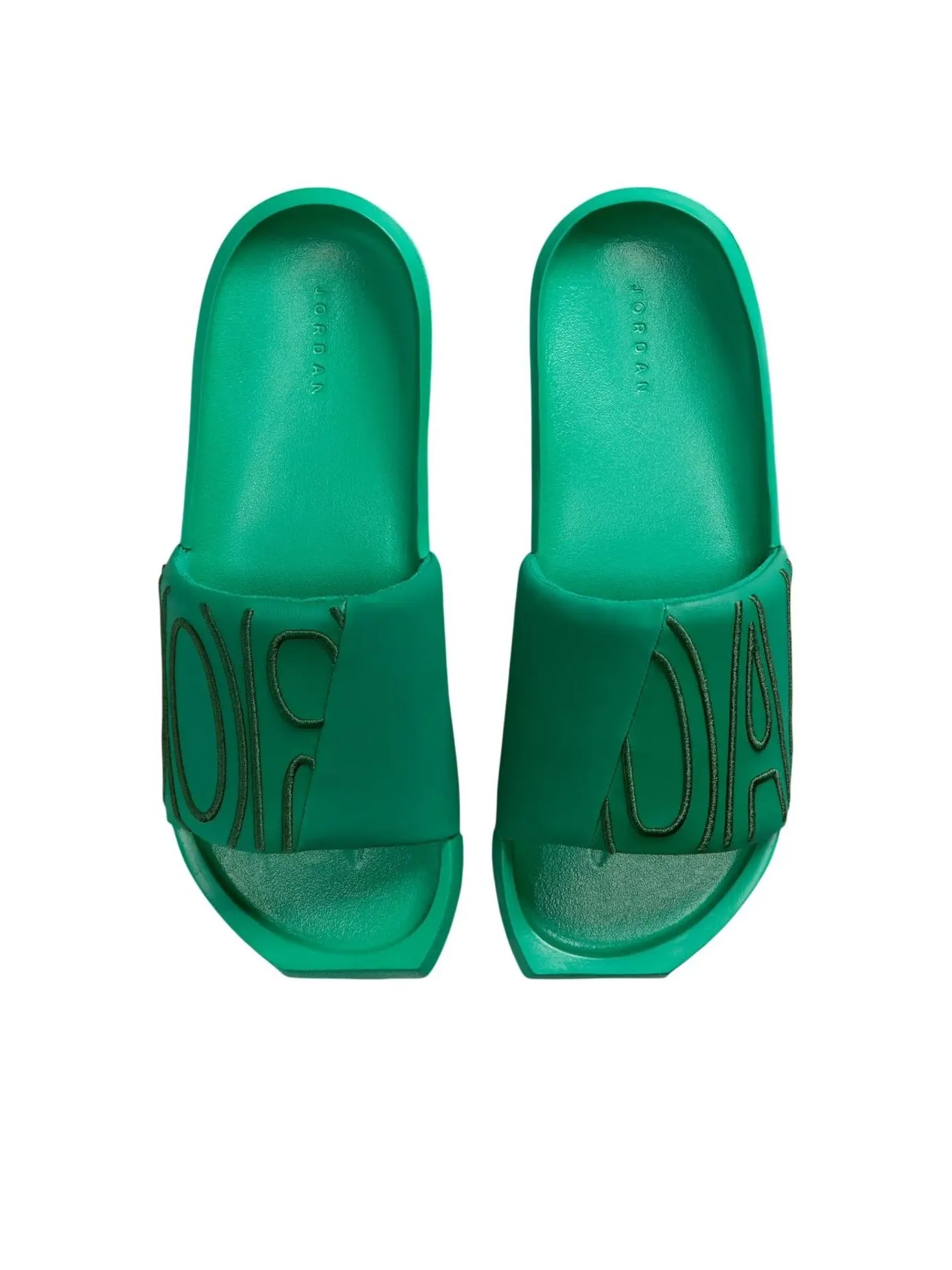 Кроссовки (WMNS) Air Jordan NOLA Slides 'Malachite Fir' — изображение 3 из 6, зеленый