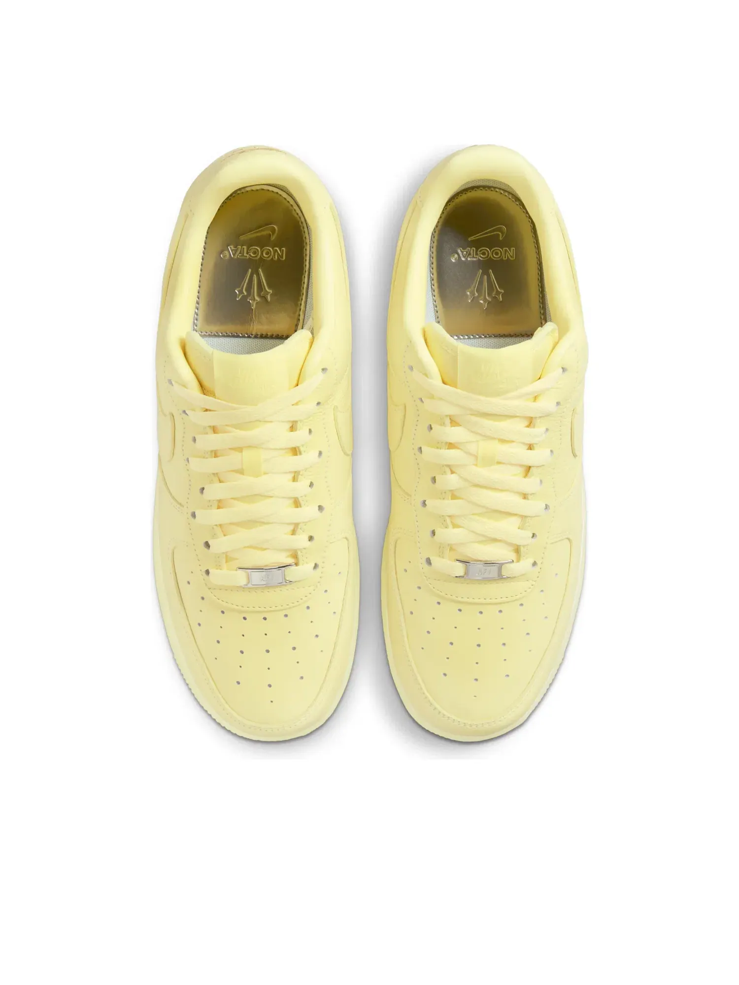 Мужские кроссовки с кожаным верхом Nike Air Force 1 Low Certified Lover Boy Citron Tint — изображение 2 из 6, желтый