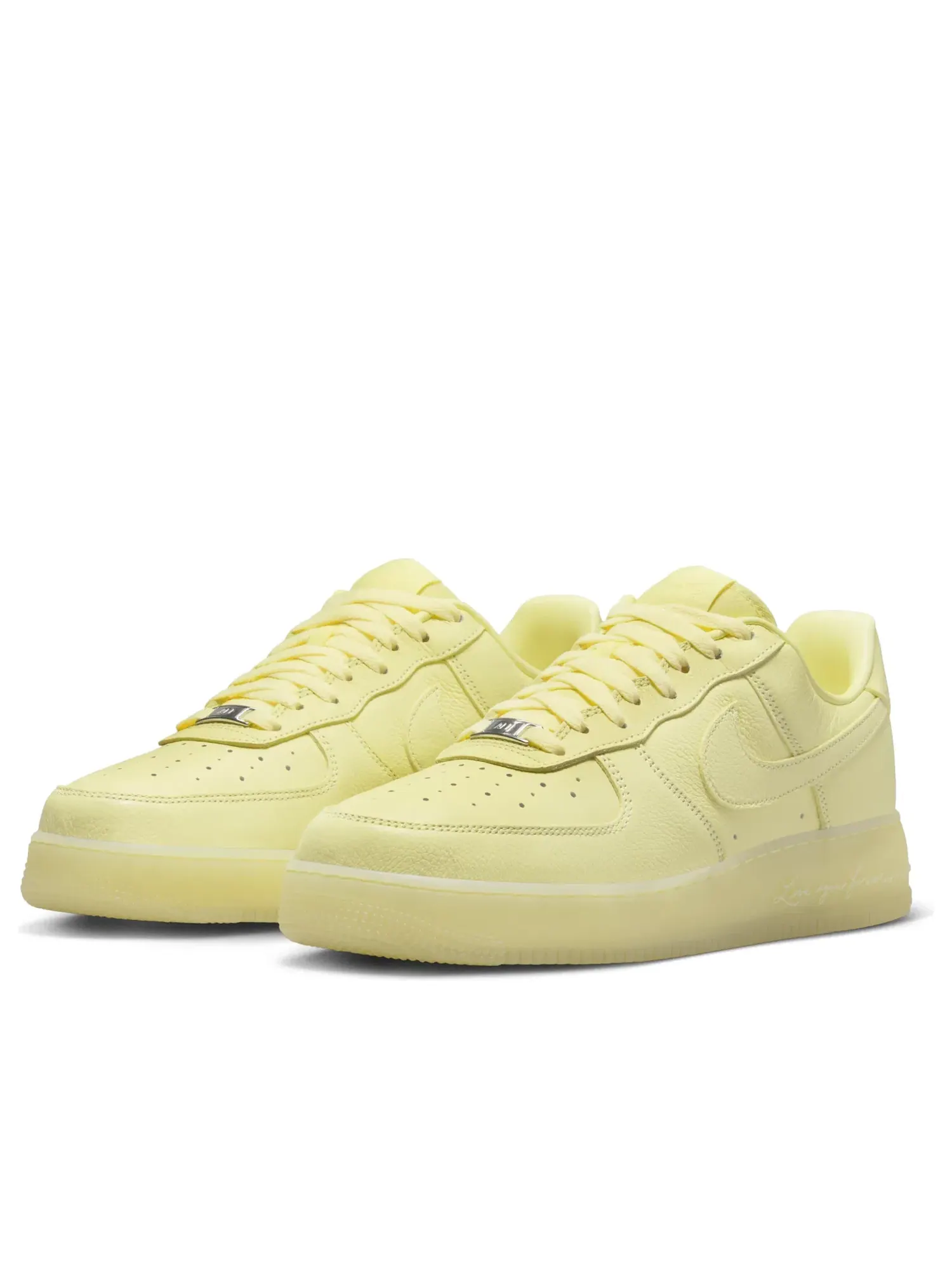 Мужские кроссовки с кожаным верхом Nike Air Force 1 Low Certified Lover Boy Citron Tint — изображение 4 из 6, желтый