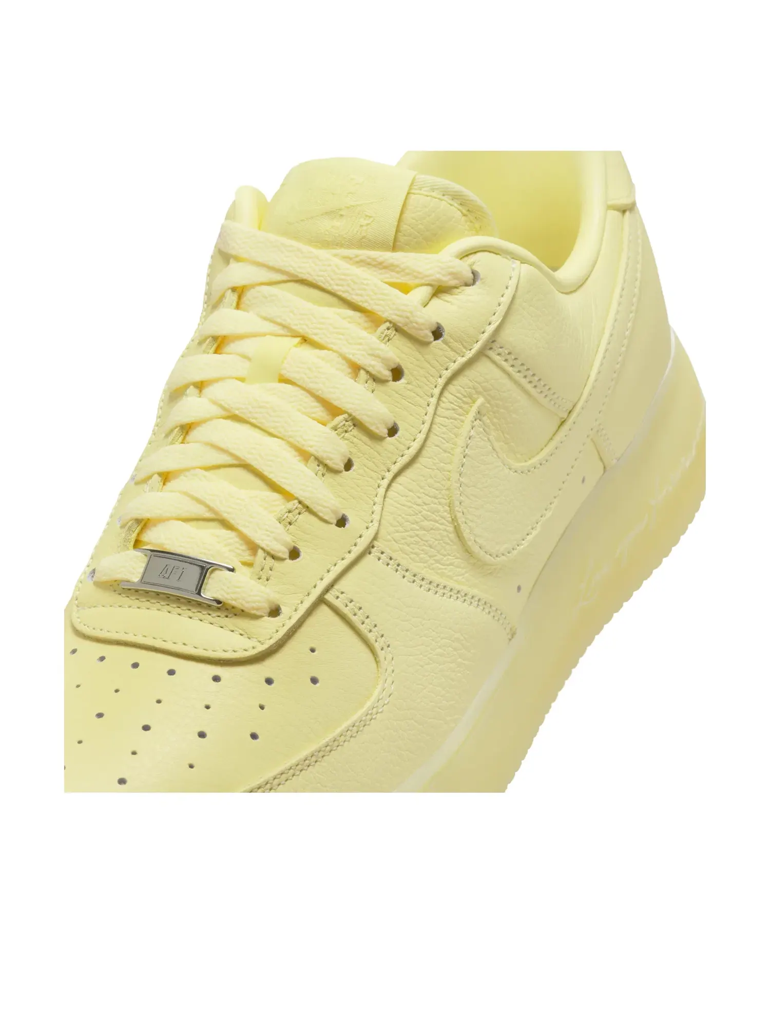 Мужские кроссовки с кожаным верхом Nike Air Force 1 Low Certified Lover Boy Citron Tint — изображение 5 из 6, желтый
