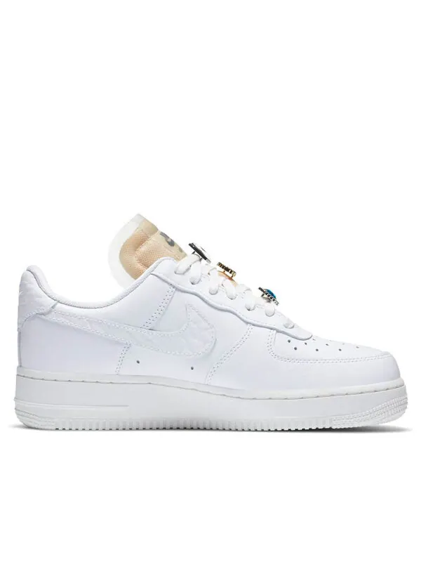 Кроссовки air force 1 low '07 lx 'bling' Nike — изображение 2 из 4, белый/коричневый