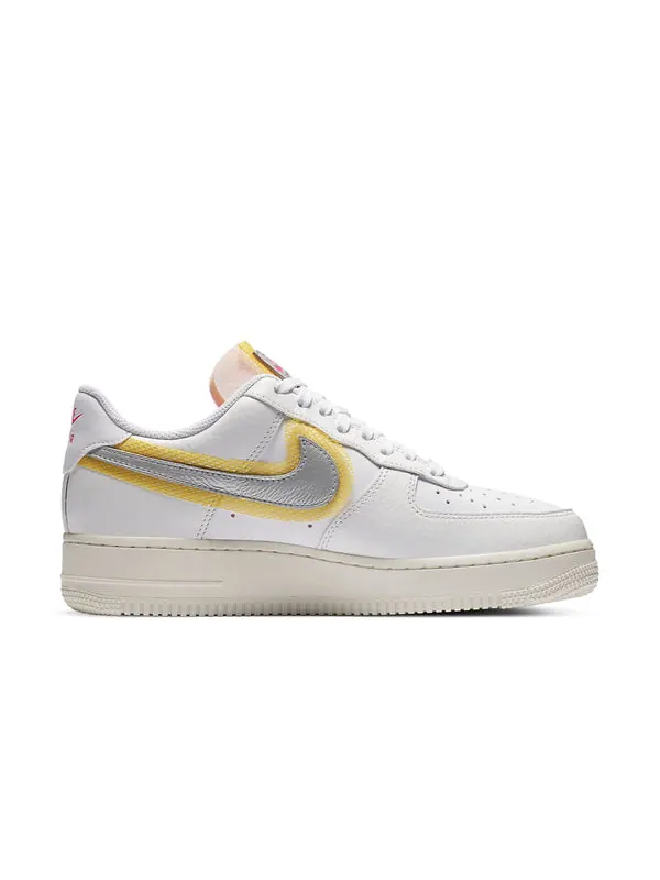 Кроссовки air force 1 '07 lx 'white metallic silver gold' Nike — изображение 2 из 4, желтый
